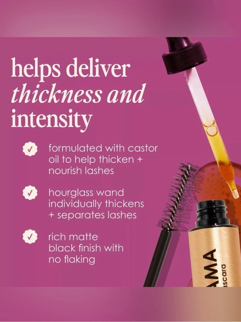 GrandeDRAMA Intense Thickening Mascara